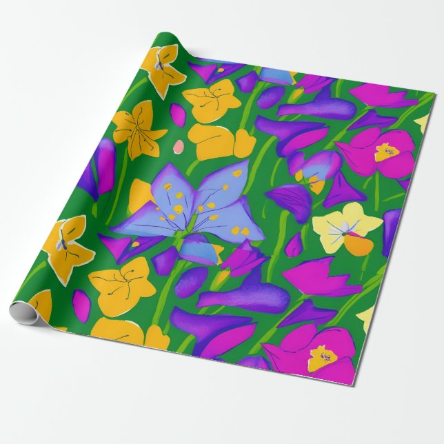 Papel De Regalo Scents of Spring (Desenrollado)