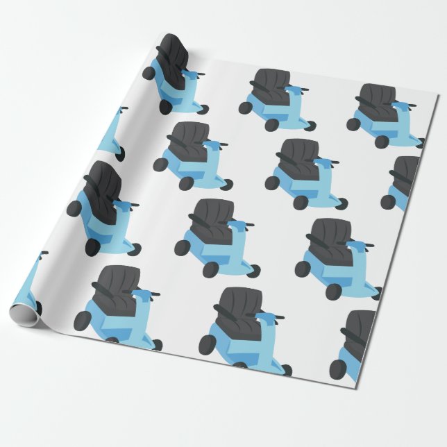 Papel De Regalo Scooter (Desenrollado)
