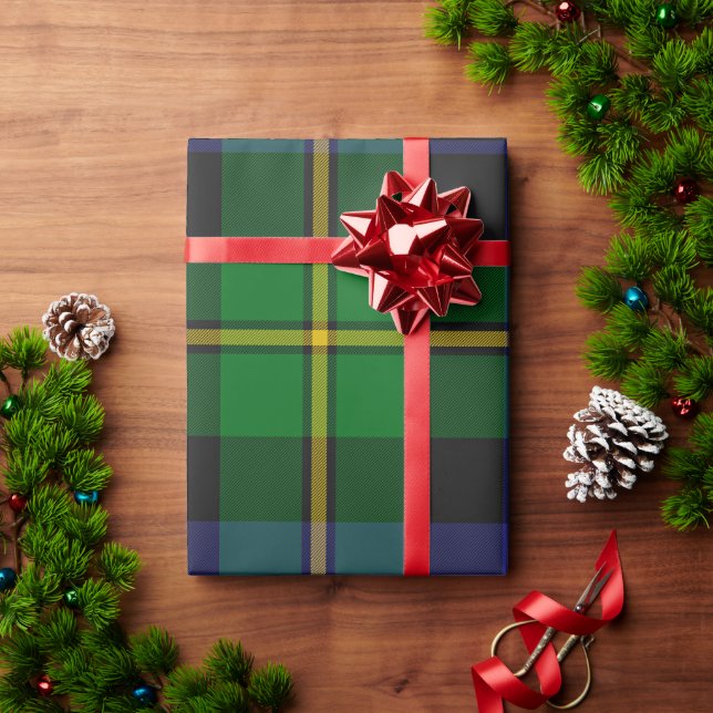 Papel De Regalo Scottish Tartan Plaid (Regalo de vacaciones)