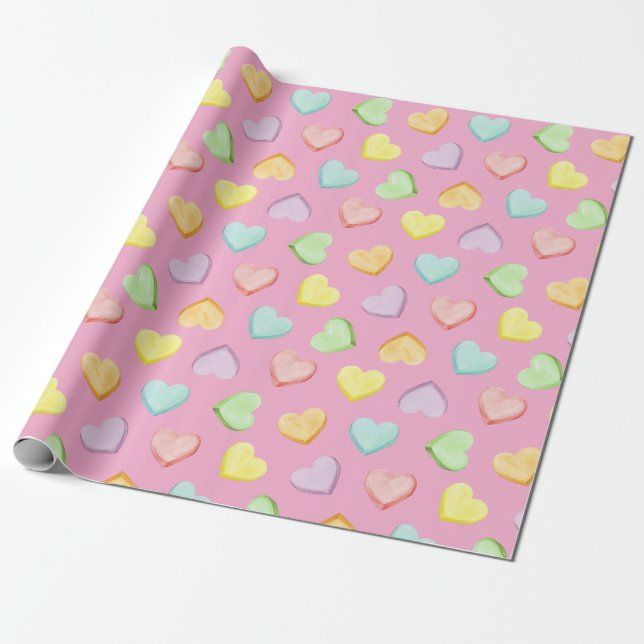 Papel De Regalo Sé mío, corazón dulce (Desenrollado)