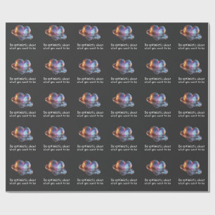 Papel De Regalo Sé Optimista Sobre Lo Que Quieres Ser