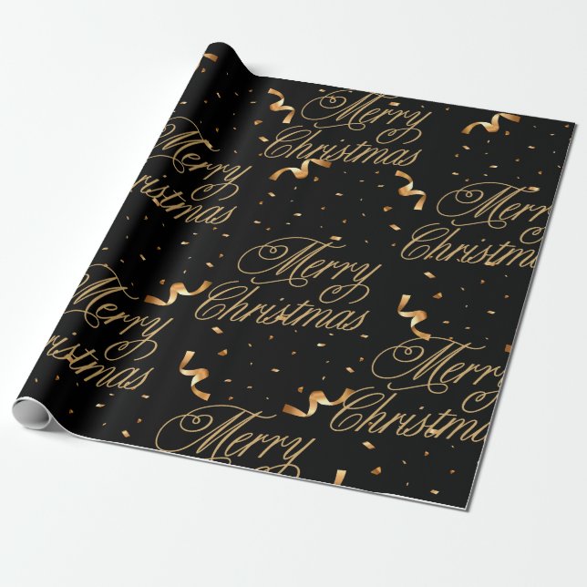 Papel De Regalo Sé oro y moro (Desenrollado)