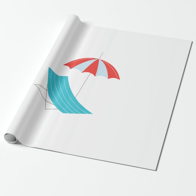 Papel De Regalo Sea umbrella chair (Desenrollado)