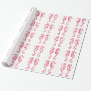 Papel De Regalo Seahorses