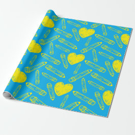 Papel De Regalo Seamless School Heart Pencil (Lápiz para el corazó