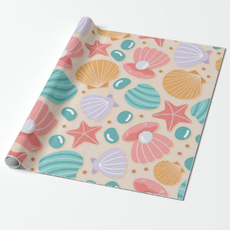 Papel De Regalo Seashell Symphony
