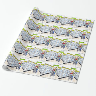 Papel De Regalo Sección de Comida Congelada de Morsa Divertido