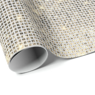 Papel De Regalo Secuencia de gris urbana Sparkly metalico que sume