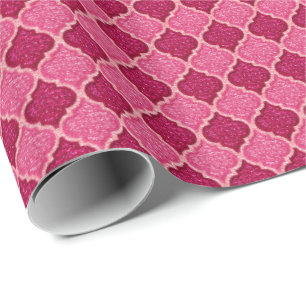 Papel De Regalo Secuencias MQF-Pink-Magenta-GIFT WRAP