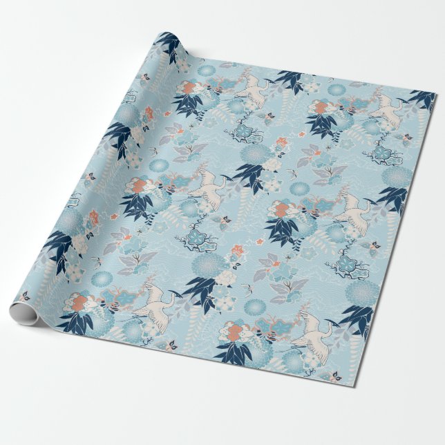 Papel De Regalo Seda asiática (Desenrollado)