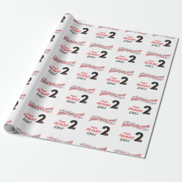 Papel De Regalo Segundo cumpleaños