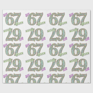 Papel De Regalo Seis Siete, Cumpleaños de Confeti