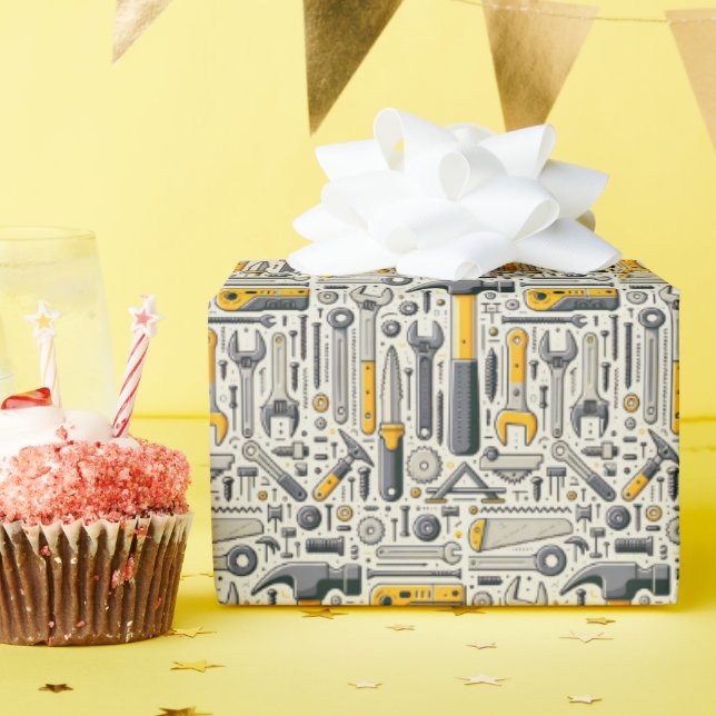 Papel De Regalo Selección de herramientas DIY (Fiesta de cumpleaños )