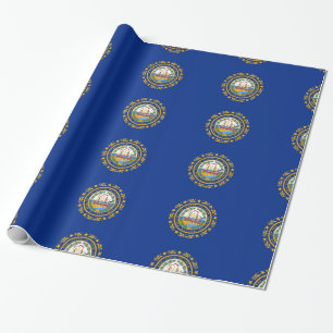Papel De Regalo Sello de bandera de Nuevo Hampshire