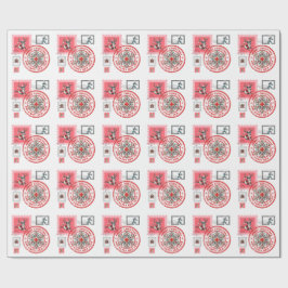 Papel De Regalo Sellos de Navidad con tema médico y clipar navideñ