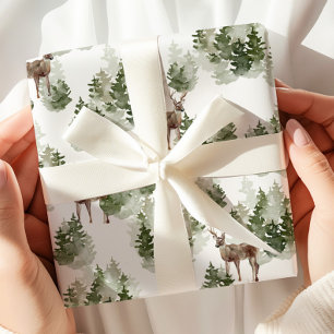 Papel De Regalo Selva de invierno de la avena acuática