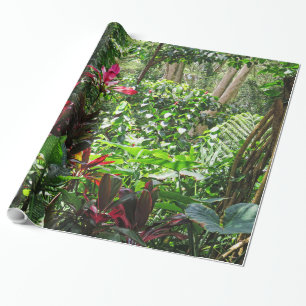 Papel De Regalo Selva tropical hawaiana