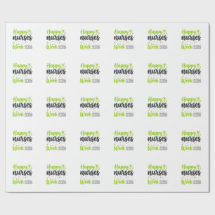 Papel De Regalo Semana Feliz de las Enfermeras 2026 Diseño de Este