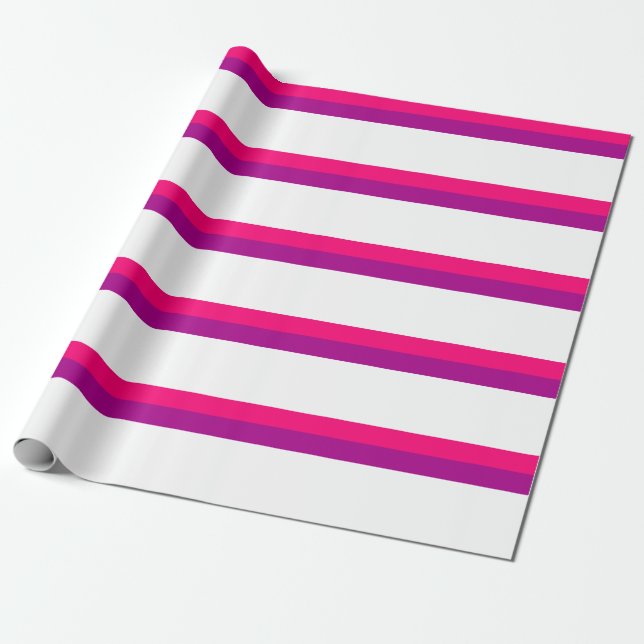 Papel De Regalo Semi Bisexual Pride Flag  (Desenrollado)