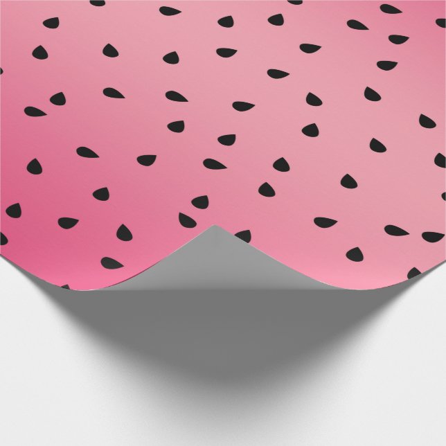 Papel De Regalo Semilla Cute Watermelon rosa (Esquina)