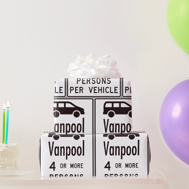 Papel De Regalo Señal de Van Pool (Subido por el creador)