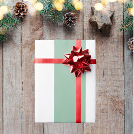 Papel De Regalo Sencilla franja brillante