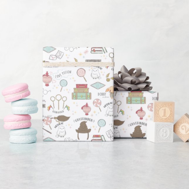 Papel De Regalo Sencillo Baby Shower de Harry Potter (Baby Shower)