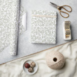 Papel De Regalo Sencillo Boda Verde Floral Timeless Floral<br><div class="desc">El elegante papel de envoltura de bodas presenta un diseño minimalista con un delicado borde floral, perfectamente adaptado para bodas formales. La tipografía clásica y el texto de personalizable lo convierten en una opción atemporal para parejas que buscan diseños sofisticados y personalizados de papel boda. Para personalización o productos adicionales...</div>