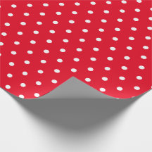Sencillo Dot Polka Clásico Rojo y Blanco