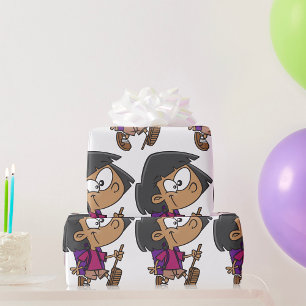 Papel De Regalo Senderismo chica