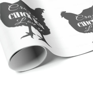 Papel De Regalo Señora Pollo Loca