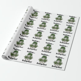 Papel De Regalo Sensación de palmera Perenne Cumpleaños tropical