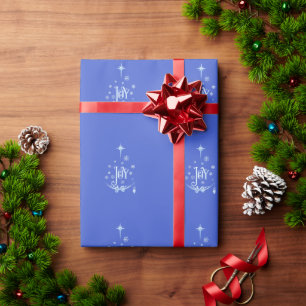 Papel De Regalo Sentimiento Navideño Tradicional de Alegría