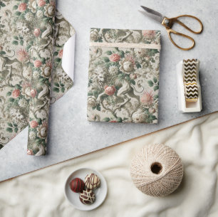 Papel De Regalo Sentinel Bloombound - Diseño floral gótico