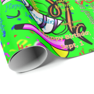 Papel De Regalo sep. 1 cumpleaños de niños