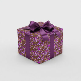 Papel De Regalo Sepia Abstract Pebble Bean Repeating Pattern