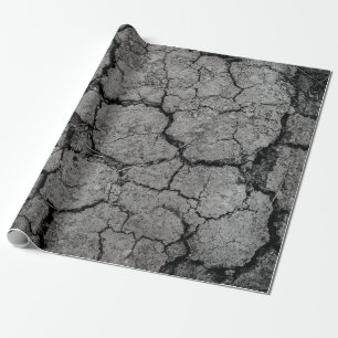 Papel De Regalo Sequía árida de tierra gris