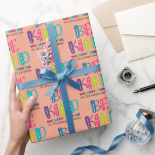 Papel De Regalo Ser amable siempre que sea posible