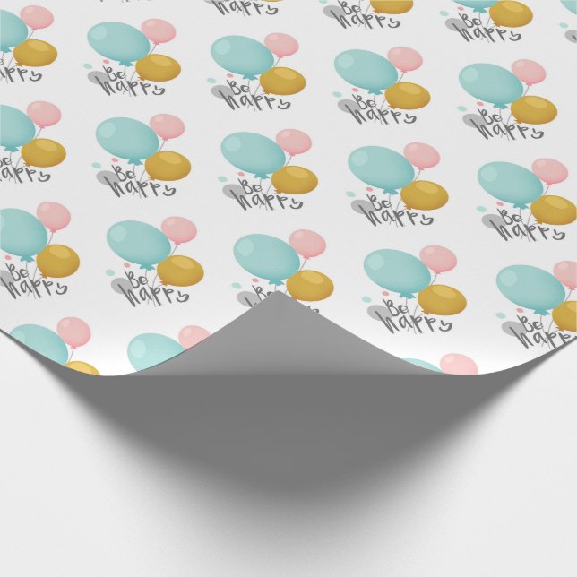 Papel De Regalo Ser feliz (Esquina)