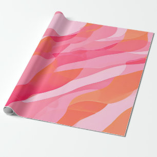 Papel De Regalo Serene Stripes: Pastel Line Art