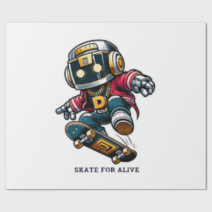 Papel De Regalo Serie de Skate de Estilo Callejero