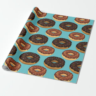 Papel De Regalo Serie Donas Dulces Diseño 5
