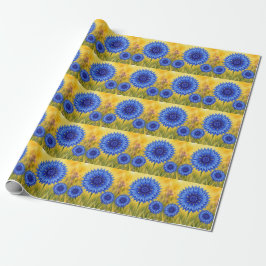 Papel De Regalo Serie Radiant Petal – Centaurea