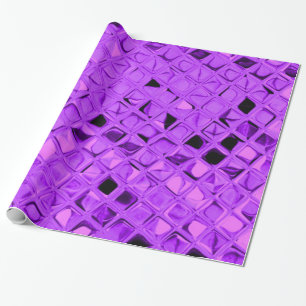Papel De Regalo Serpentina púrpura Amethyst metálica brillante d