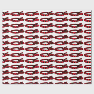 Papel De Regalo Serpiente de Amor Rojo