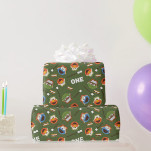 Papel De Regalo Sesame Street   Acampar es más divertido con amigo