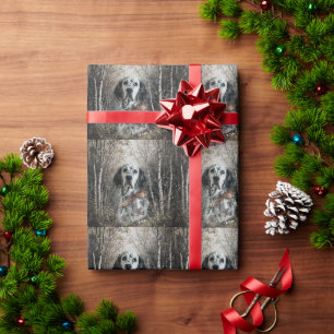 Papel De Regalo Setter Inglés