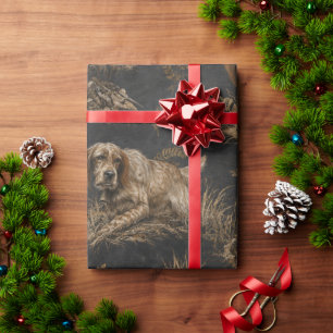 Papel De Regalo Setter Inglés ,Arte
