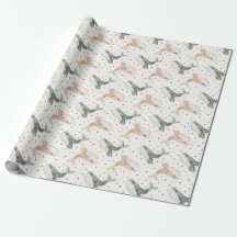 Sexo de ballena pequeña Pastel Neutral y puntos de