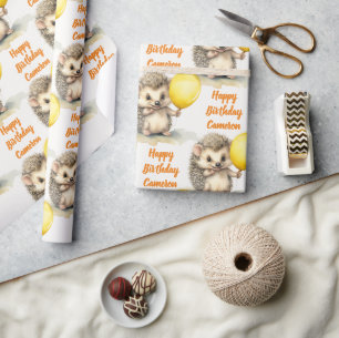 Papel De Regalo Sexo de la pederasta del bebé Cumpleaños Personali